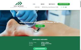 Go Move Sports Chiropractic website