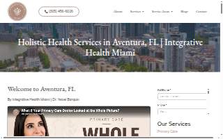 Holistic Health Care Miami website