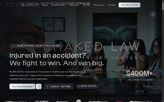 Shaked Law Personal Injury Lawyers Aventura website