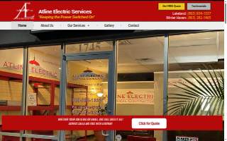 Atline Electric Services website