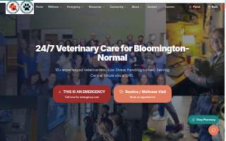 Highland Pet Hospital website