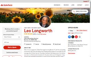 Leo Longworth - State Farm Insurance Agent website