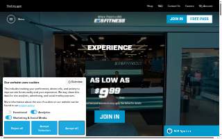 EōS Fitness website