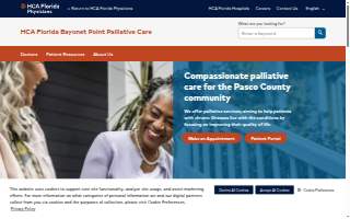 HCA Florida Bayonet Point Palliative Care website