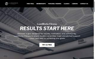 LuxeWorks Fitness - New Port Richey website