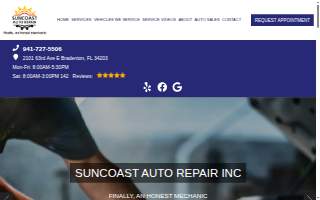Suncoast Automotive Repair & Service Inc website