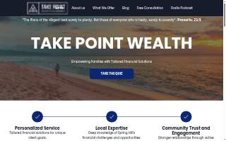 Take Point Wealth Management of Bayonet Point website