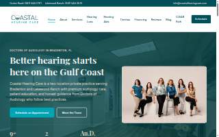 Coastal Hearing Care website