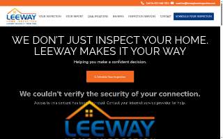 LeeWay Home Inspection website