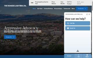 Romero Law Firm website