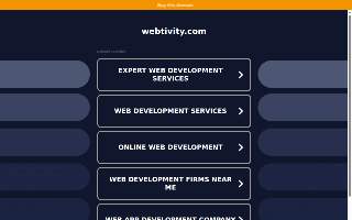 Webtivity Marketing & Design website