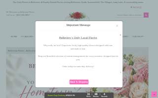 Belleview Florist website