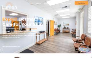 Lumen Dermatology website