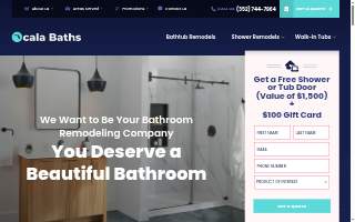 Ocala Baths, LLC of Bellview website