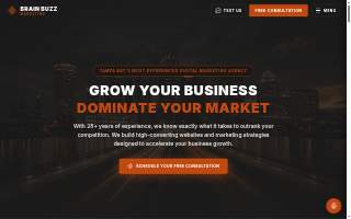 Brain Buzz Marketing website