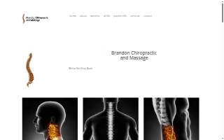Brandon Chiropractic and Massage website