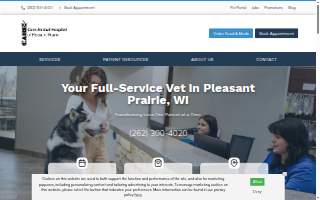 Care Animal Hospital website
