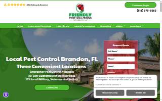 Friendly Pest Solutions, LLC website