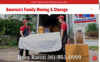 America's Family Moving And Storage website