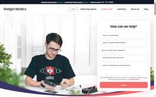 Gadget Medics website