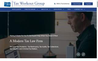Tax Workout Group website