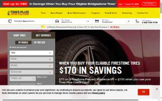Tires Plus website