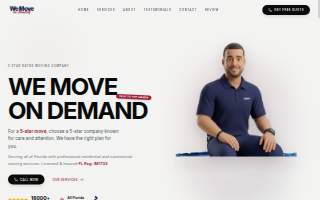 We Move On Demand website