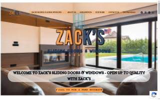 Zack's Sliding Door and Window Repair inc of Boca Raton website