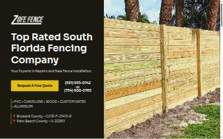 Zofe Fence of Boca Raton website