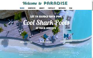 Cool Shark Pools LLC website