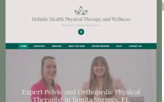 Holistic Health Physical Therapy and Wellness website