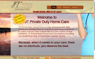 JT Private Duty Home Care website