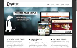 LW Marketing & Consulting website