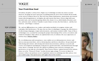 Vogue Nail Bar website