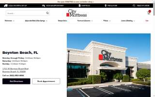 City Mattress of Boynton Beach website