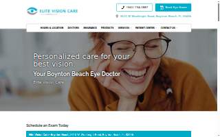 Elite Vision Care website
