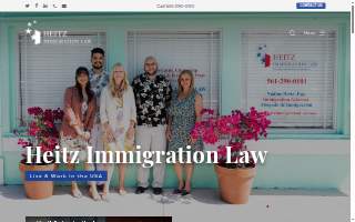 Heitz Immigration Law website