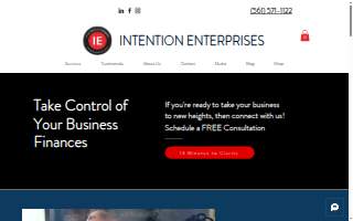 Intention Enterprises website