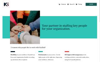 KeyStaff website