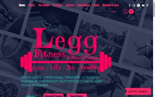Legg Fitness & Muscle Therapy website