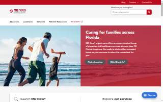 MD Now Urgent Care - Boynton Beach website