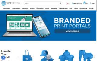 WM Printing website