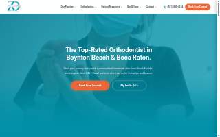 Zipper Orthodontics website