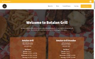 Botalon Grill website