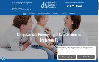 Gulfcoast Family Practice Walk website