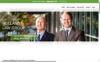 Holland Law Group, P.A. website