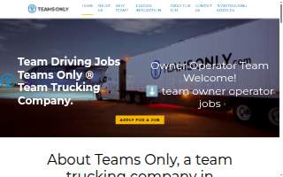 Teams Only Inc. website