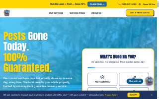 Waves Pest Control Lakewood Ranch website