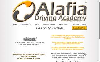 Alafia Driving Academy of Brandon website