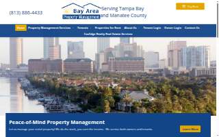 Bay Area Property Management of Tampa website
